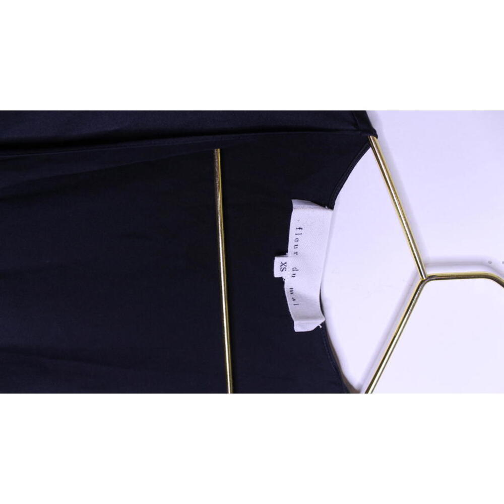 Fleur du Mal Black Silk Midi Wrap Dress - XS - Picture 6 of 8